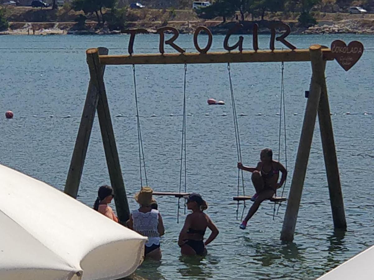 Apartments Villa A - Heating Pool Trogir Exterior foto